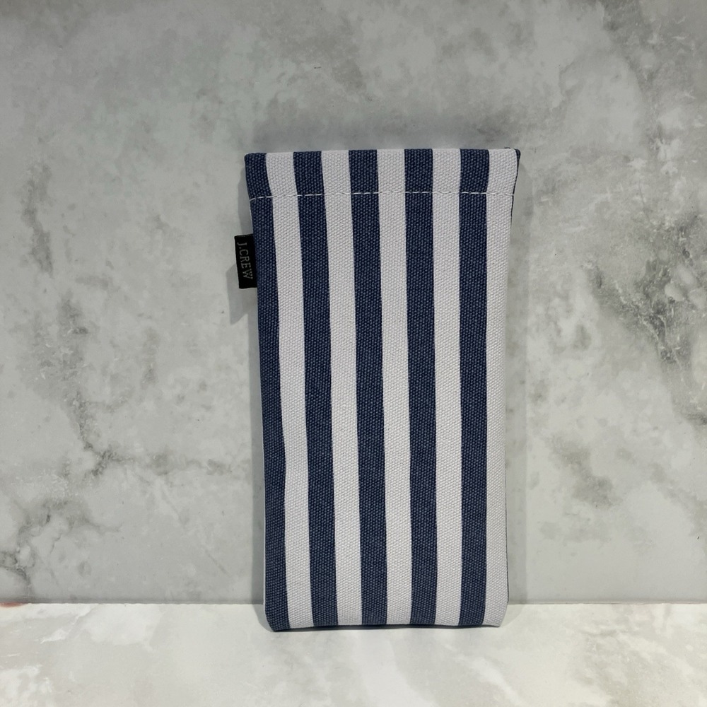 JCREW Glasses Sunglasses Holder Canvas Soft Case ONLY